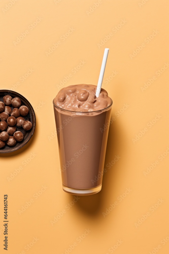 Chocolate protein shake