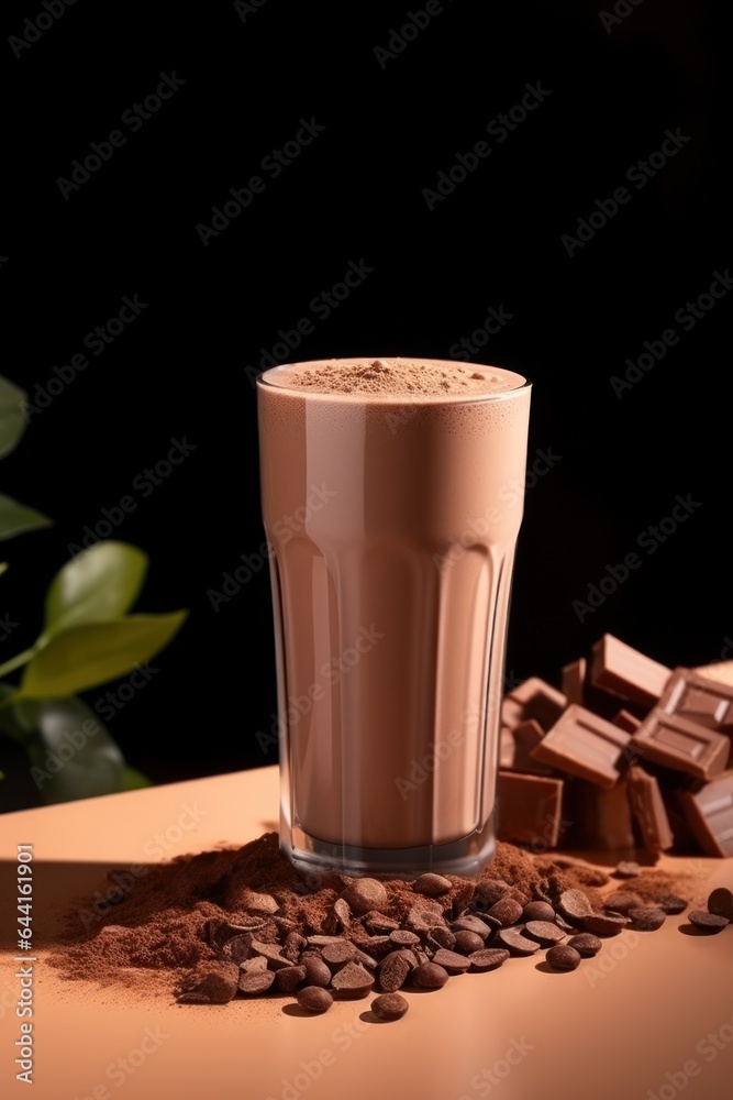 Chocolate protein shake