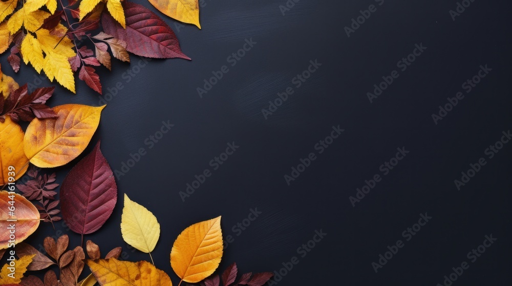 Dark autumn background