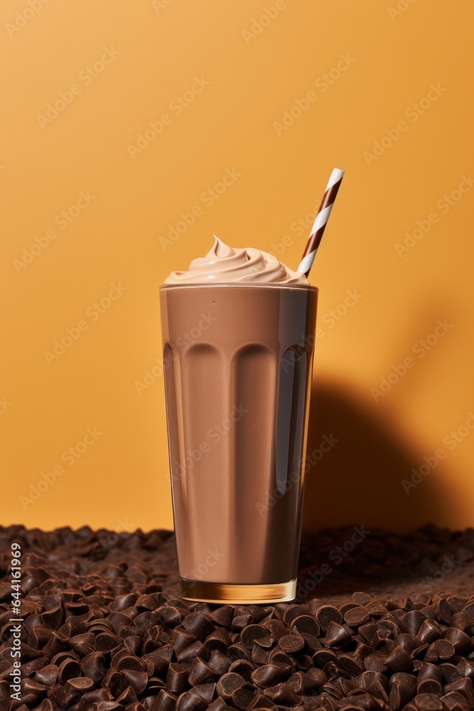 Chocolate protein shake