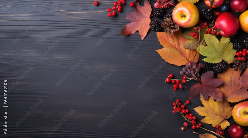 Dark autumn background