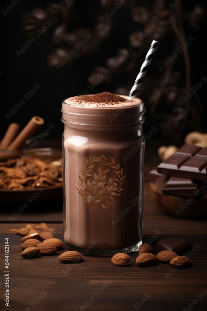 Chocolate protein shake