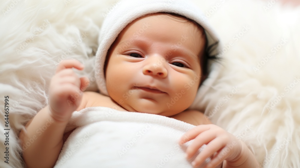 Newborn baby, A healthy child.