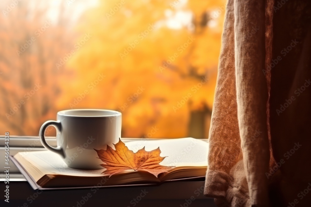 Autumn cozy background