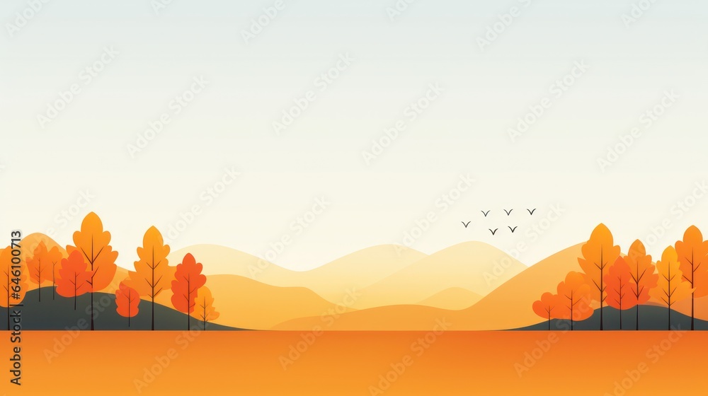 Natural autumn background