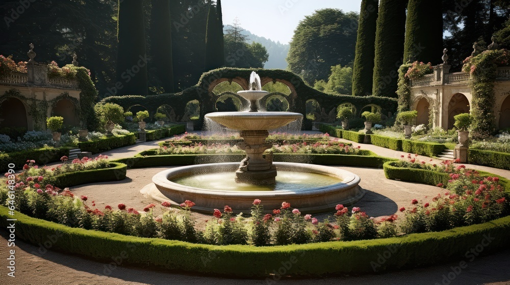 Classic Italian garden design