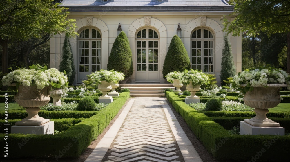 Classic french garden design