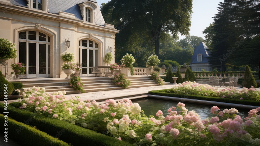 Classic french garden design