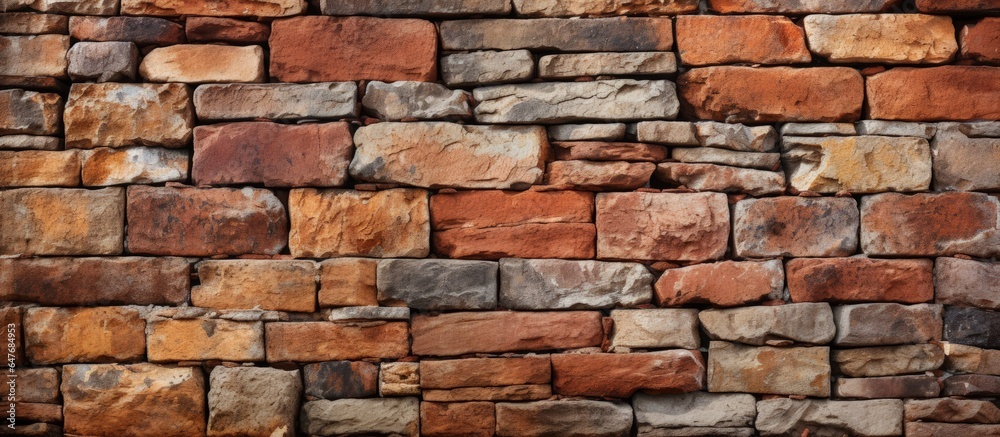 Brick wall with space for text or image