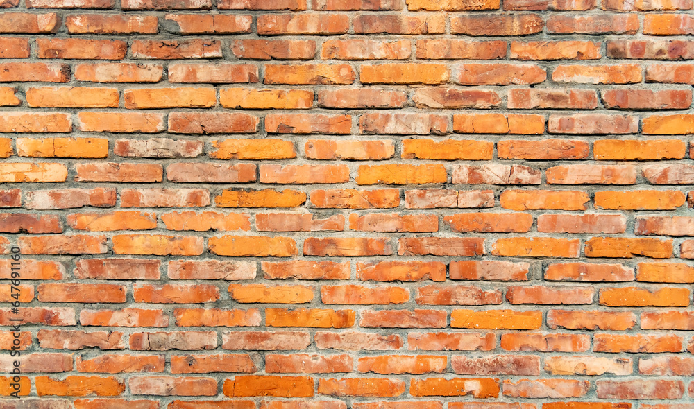 red brick wall texture background