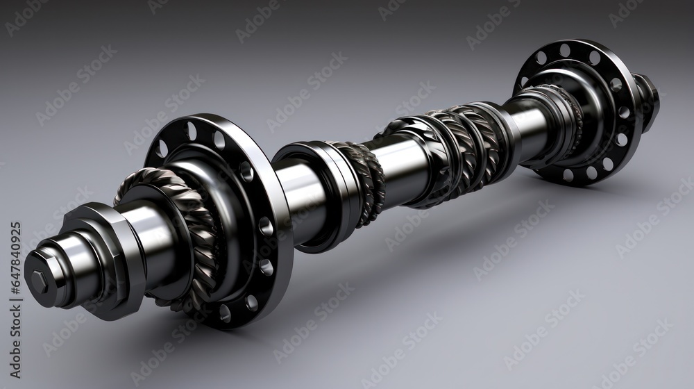 Metal car driveshaft