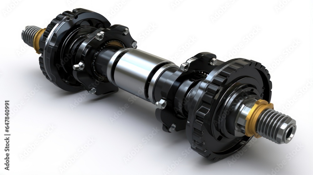 Metal car driveshaft