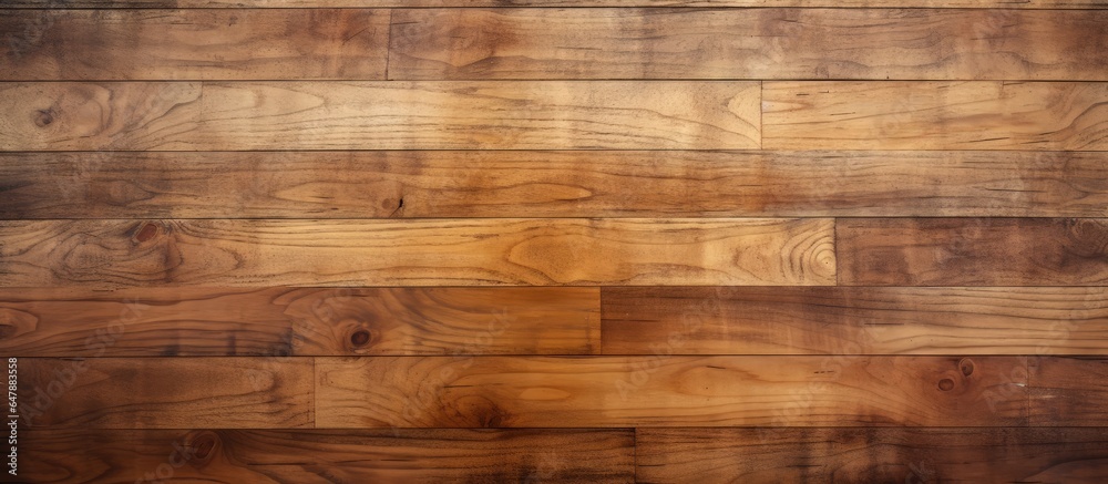 Maple basketball court floor observed from above