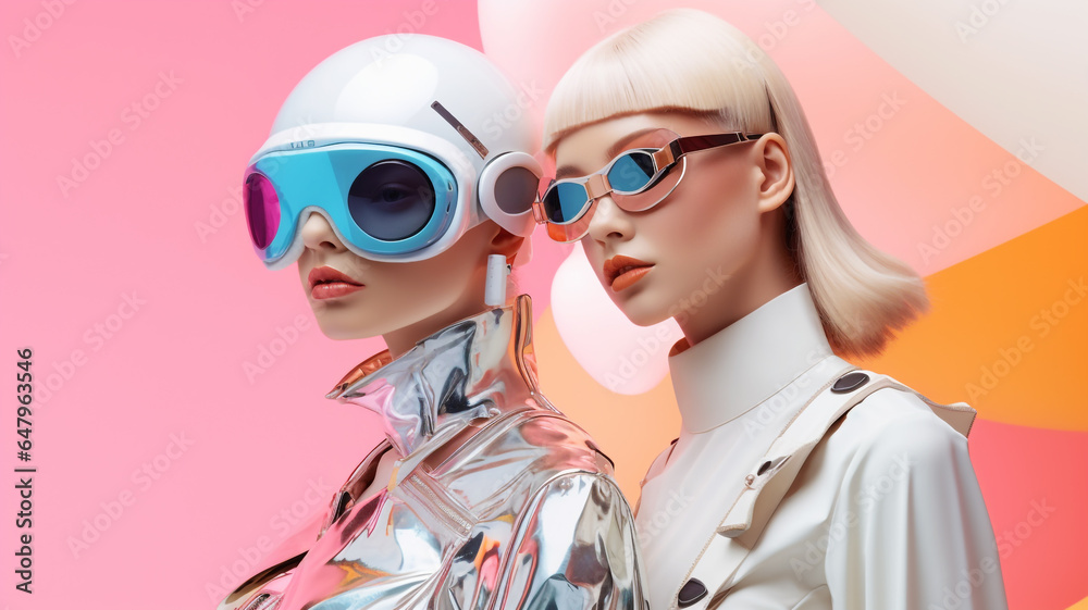 Women in futuristic fashion