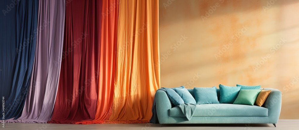 Various fabric colors for furniture upholstery