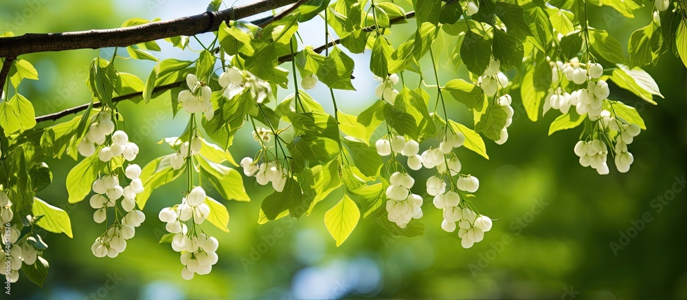 The birdlime tree also called bird catcher belongs to the Nyctaginaceae family