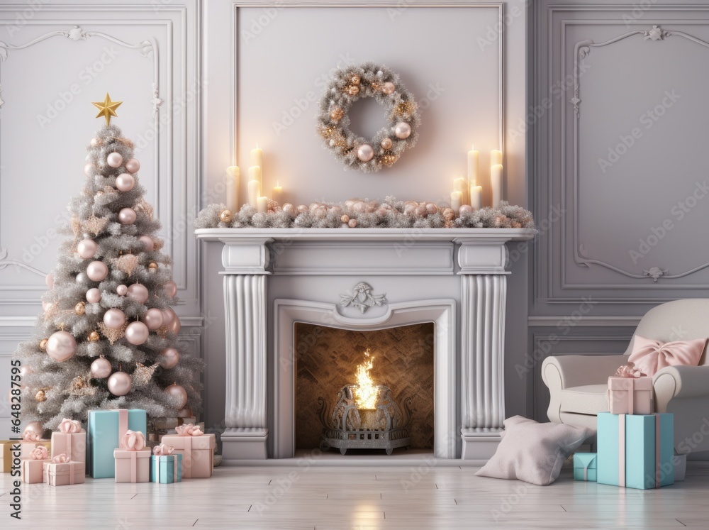 Christmas interior decoration