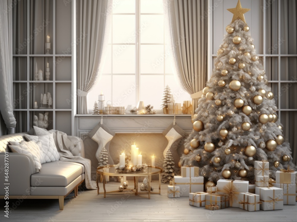 Christmas interior decoration