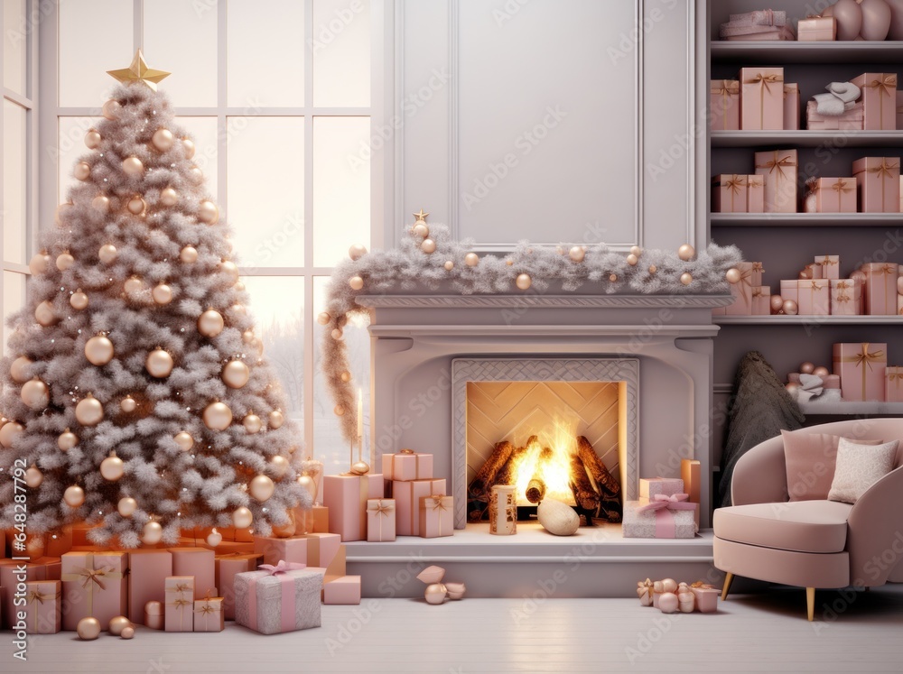 Christmas interior decoration