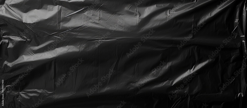 Black plastic bag s texture