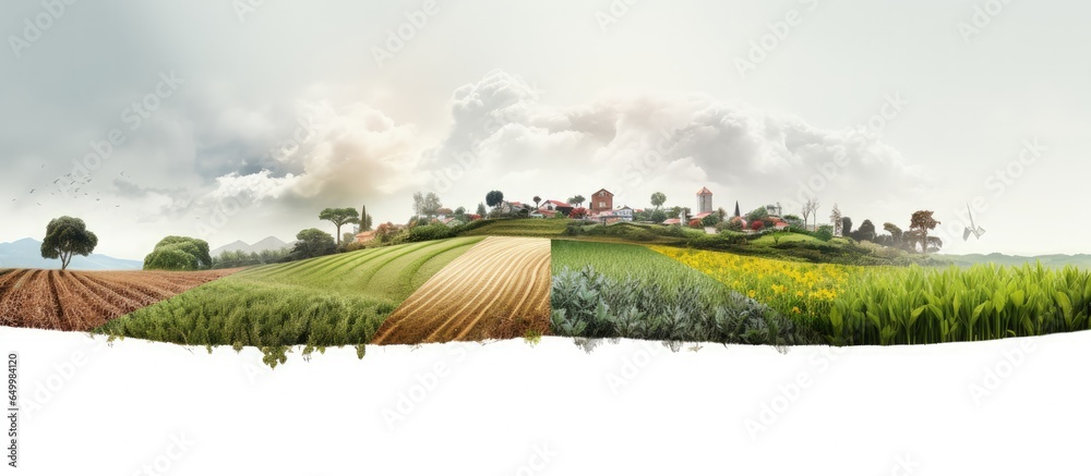 Agricultural collage fields