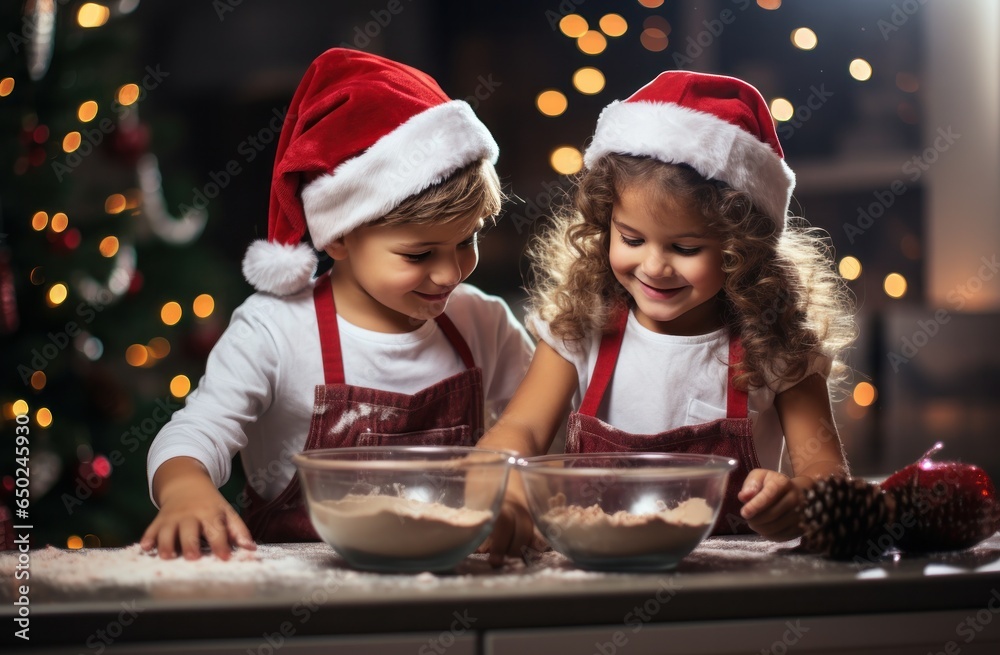 Christmas dinner preparing