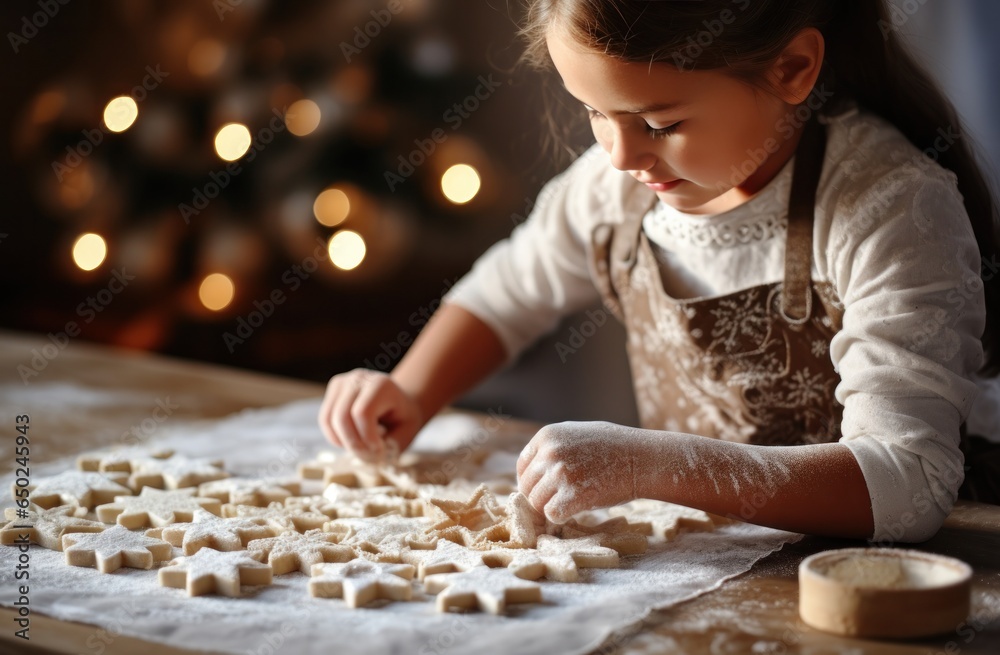 Christmas dinner preparing