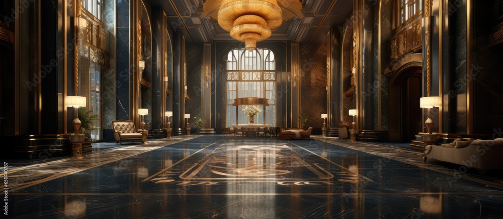 Opulent lobby design