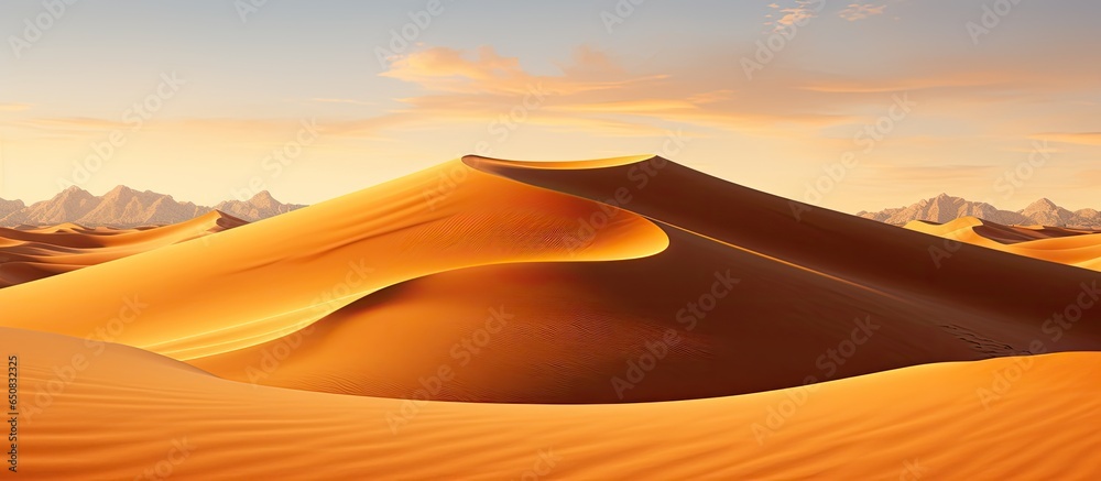 Morocco s Erg Chebbi near Merzouga boasts golden dunes