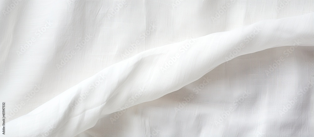 Background with white linen texture