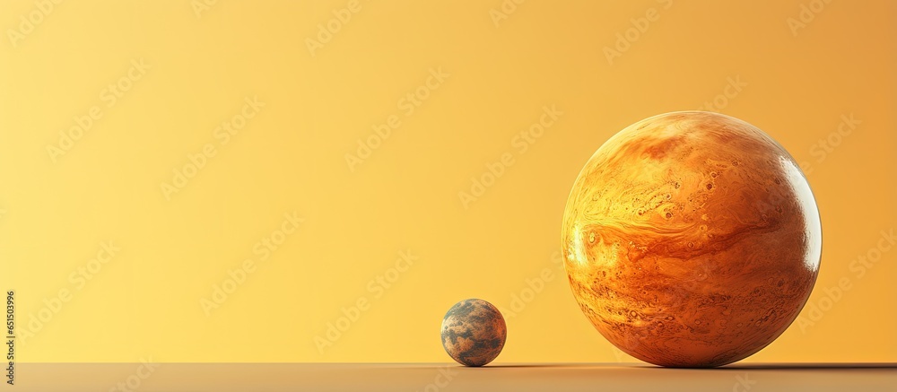 Earth and Sun accurately compared in illustration