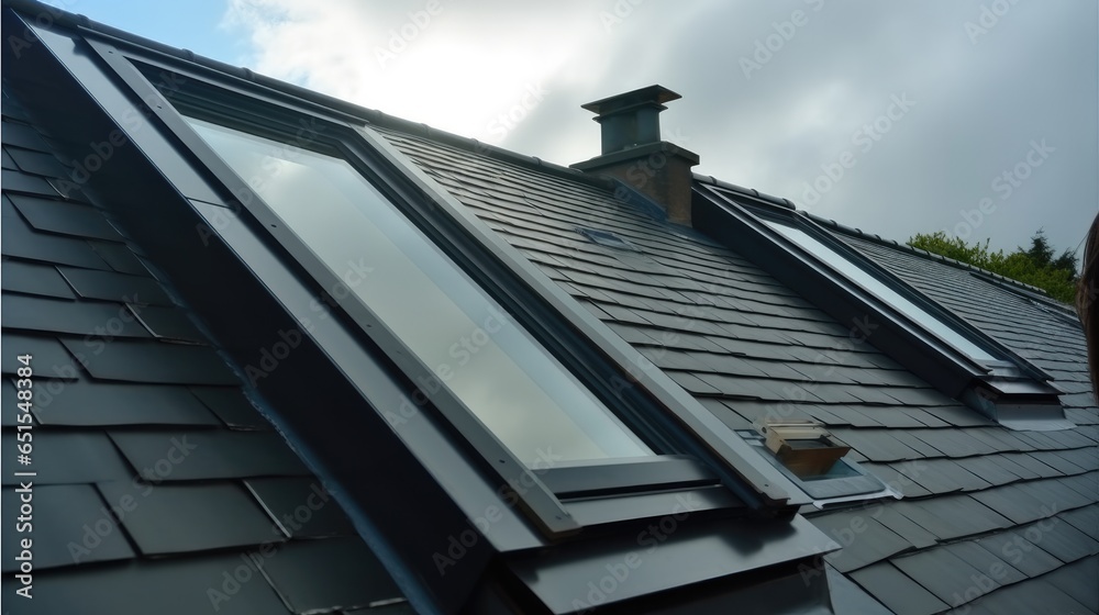 Skylight and New Roof.