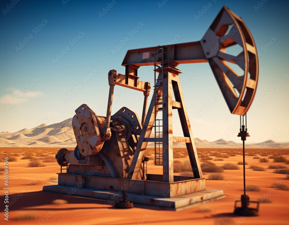 Oil Pumping Jacks.