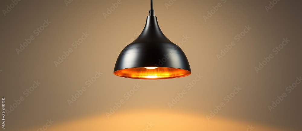 Contemporary indoor lighting Pendant light against white backdrop