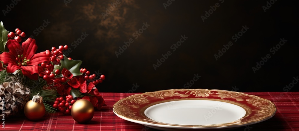 Elf holding a napkin on a Christmas table