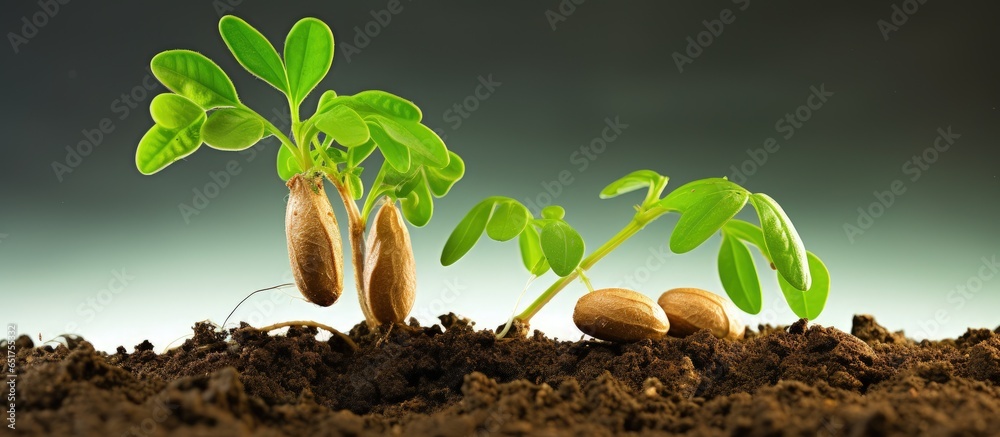 Tamarind sprout growth step