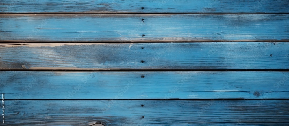 Background with blue planks