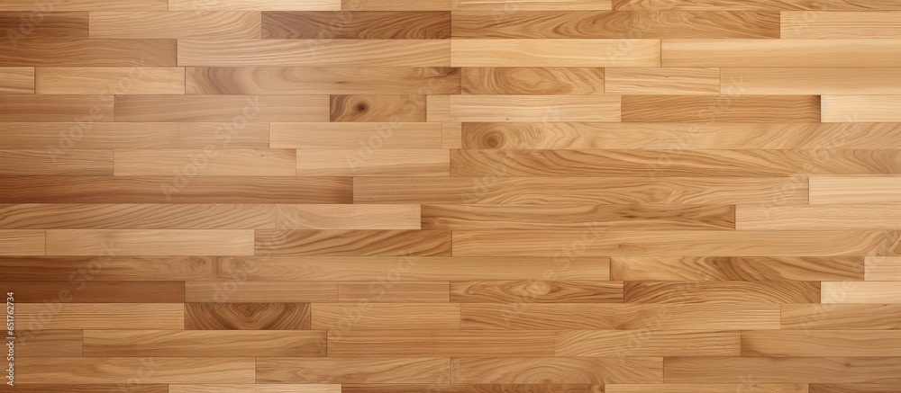 Background texture of an Oak laminate parquet floor without visible seams