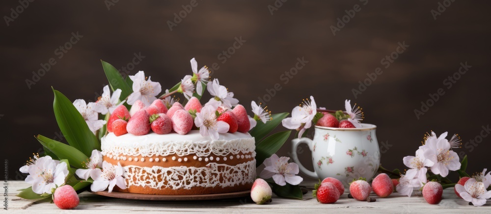 Tasty Easter treats displayed on the table