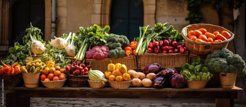 Produce at a French market