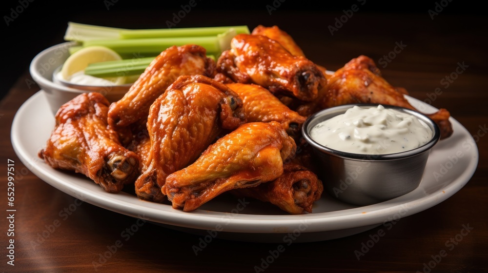 Spicy and flavorful Buffalo chicken wings