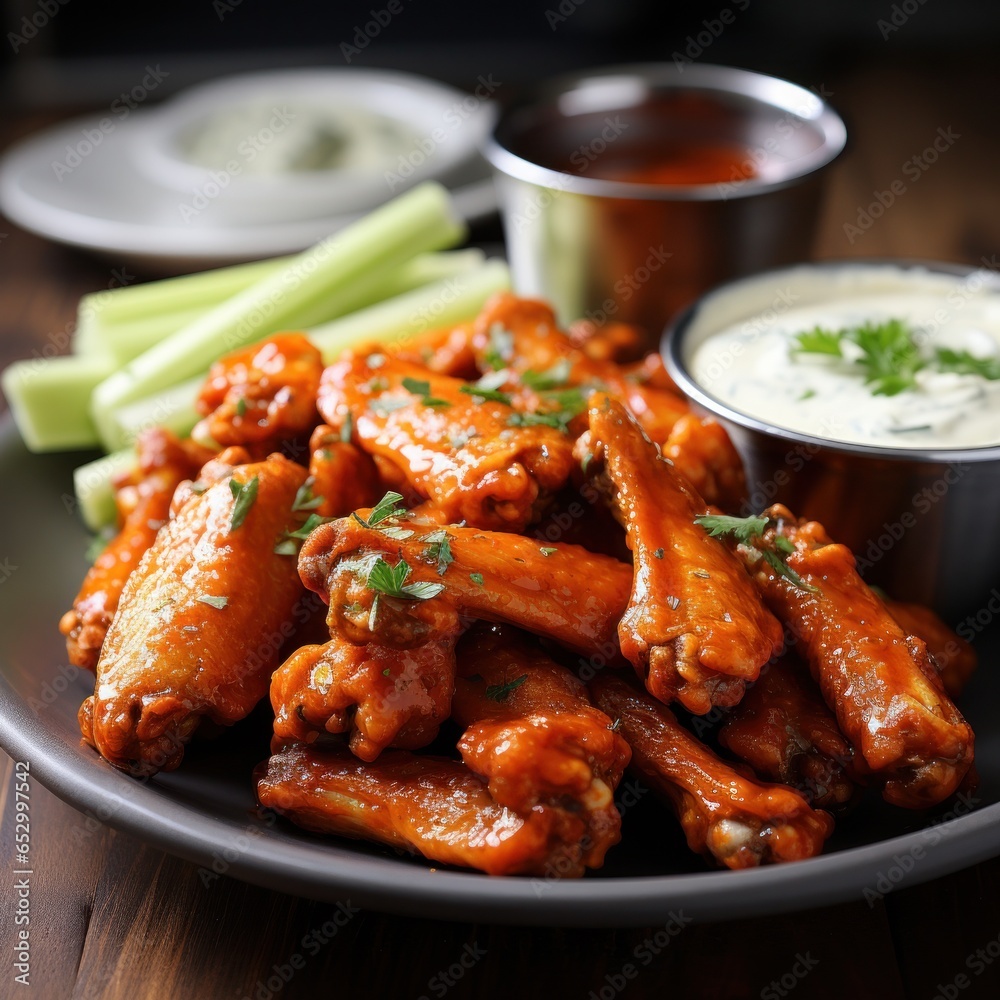 Spicy and flavorful Buffalo chicken wings