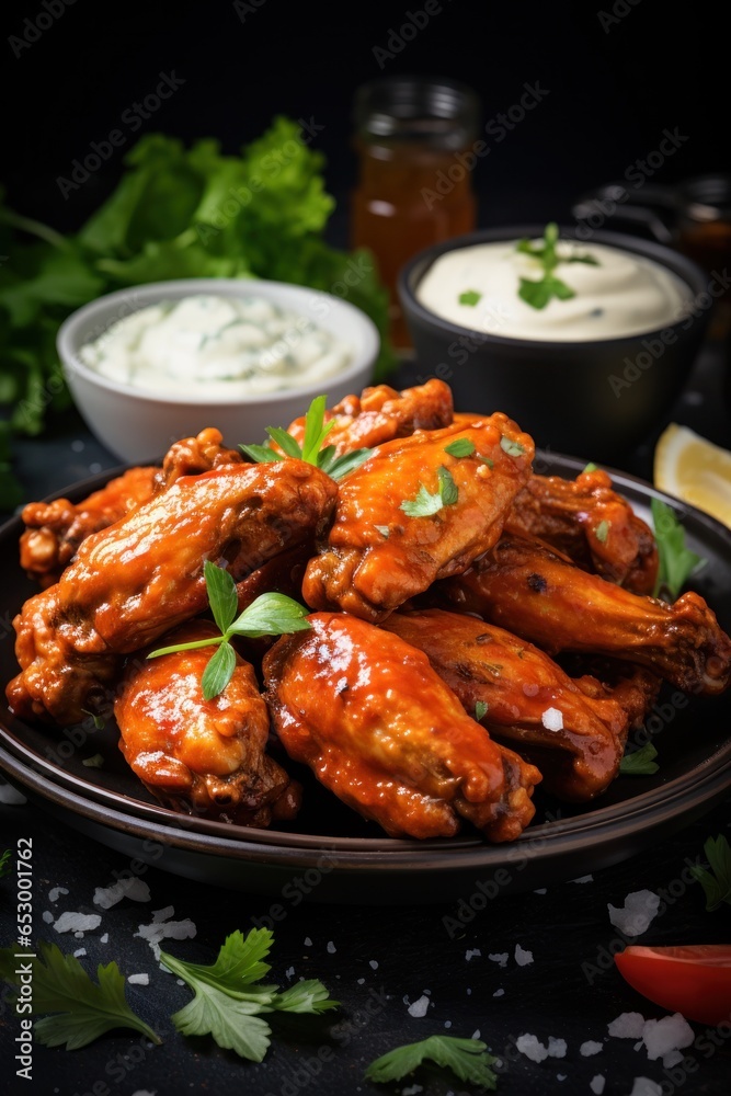 Spicy and flavorful Buffalo chicken wings