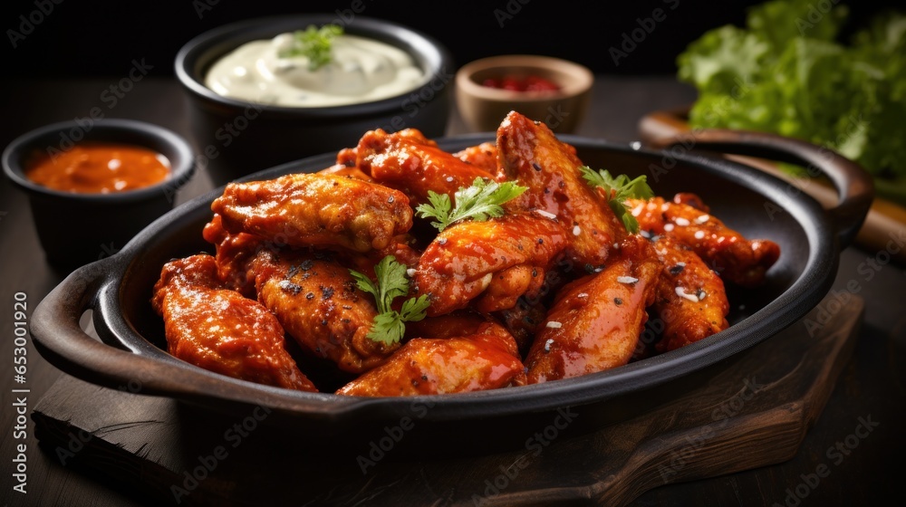 Spicy and flavorful Buffalo chicken wings