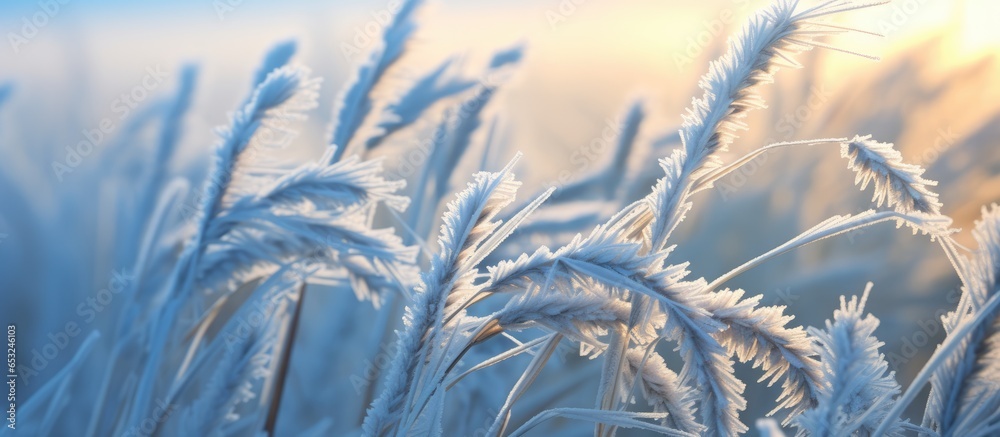 Frosts on winter wheat