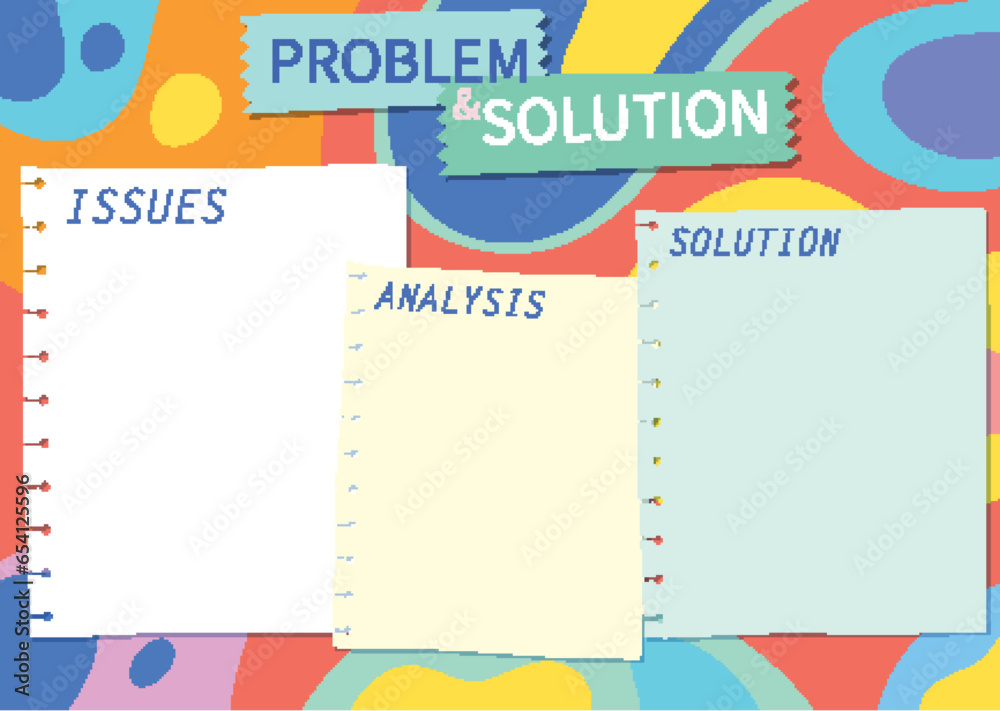 Problem and Solution Dashboard Design Template