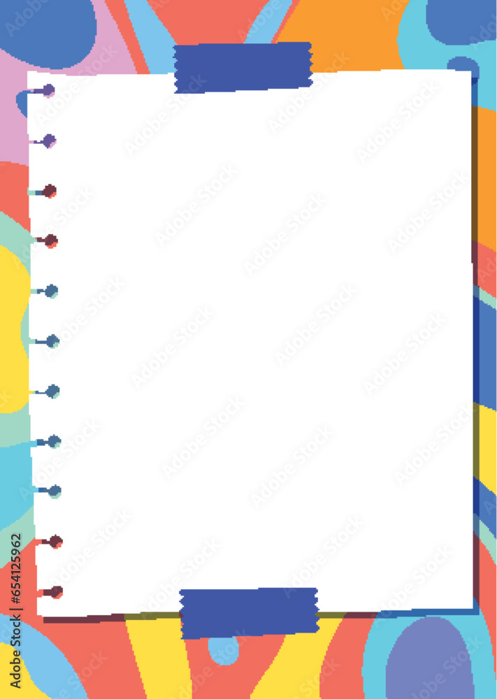 Colorful Abstract Design Template for To-Do List