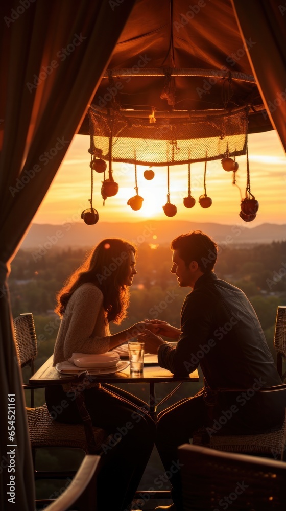 Hot air balloon ride. adventurous, dreamy, breathtaking, romantic, unique