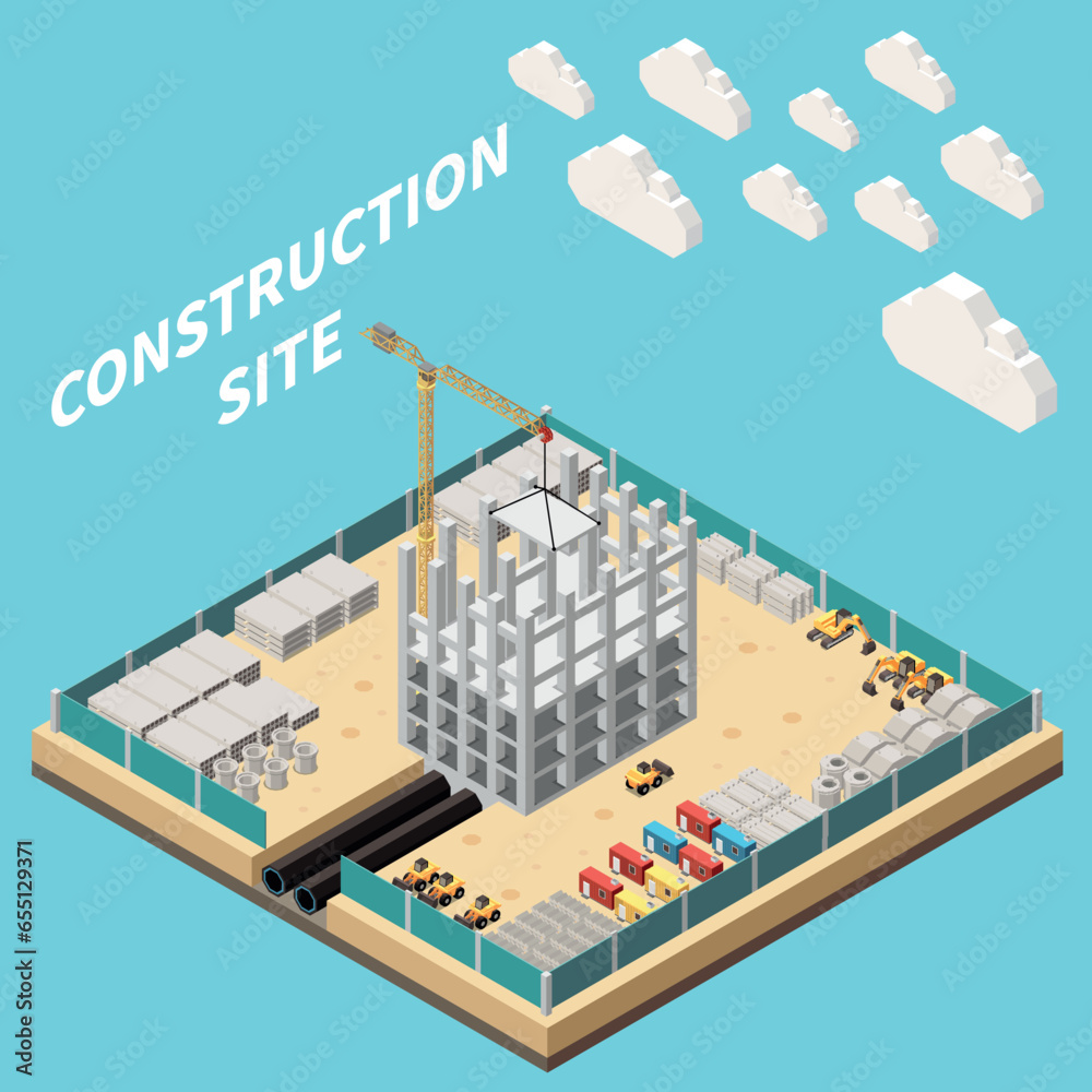 Skyscraper Construction Site