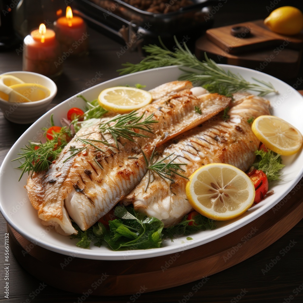 Tilapia. Mild, white fish thats versatile and easy to cook